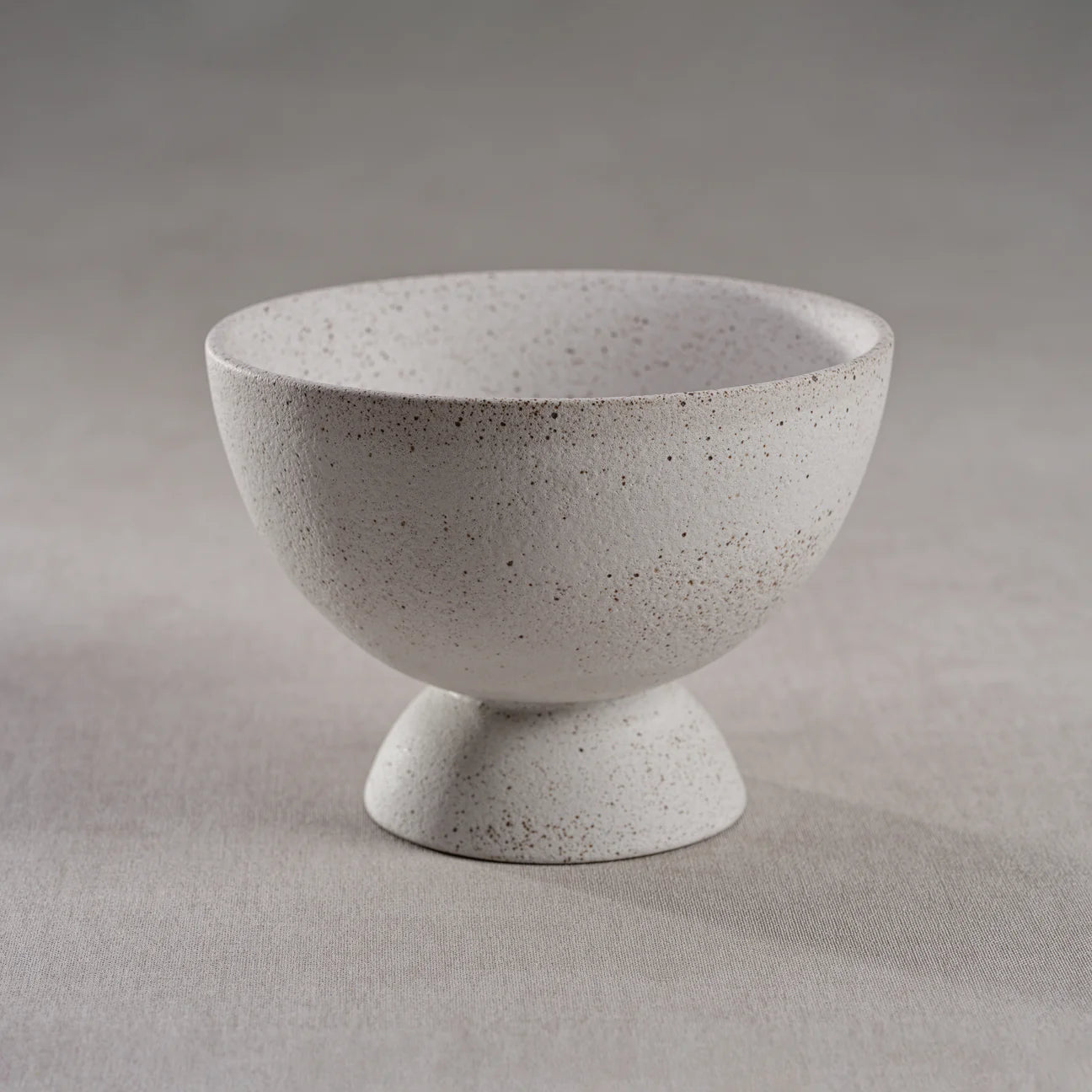 COZUMEL COVE CERAMIC TEXTURED FOOTED BOWL