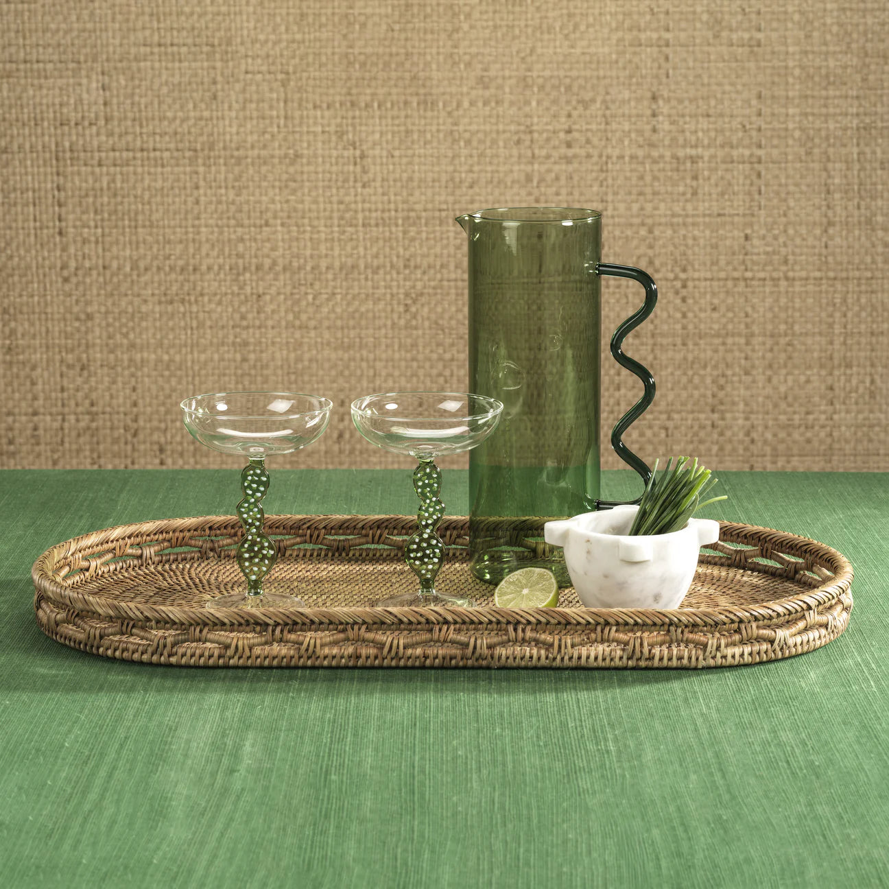 CLIMBING CACTI COCKTAIL GLASSES (SET OF 4)