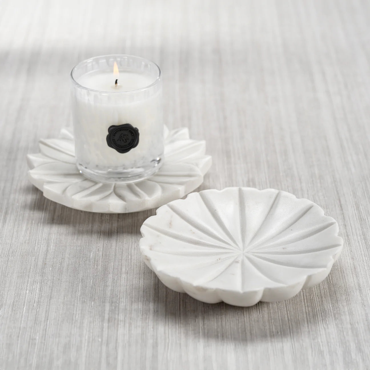 FLOWER MARBLE DISH