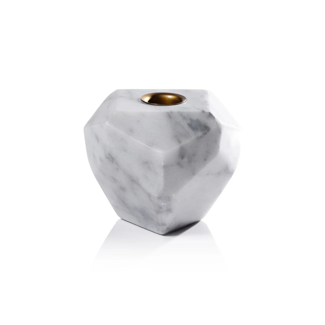 PENTAGON MARBLE CANDLE HOLDER