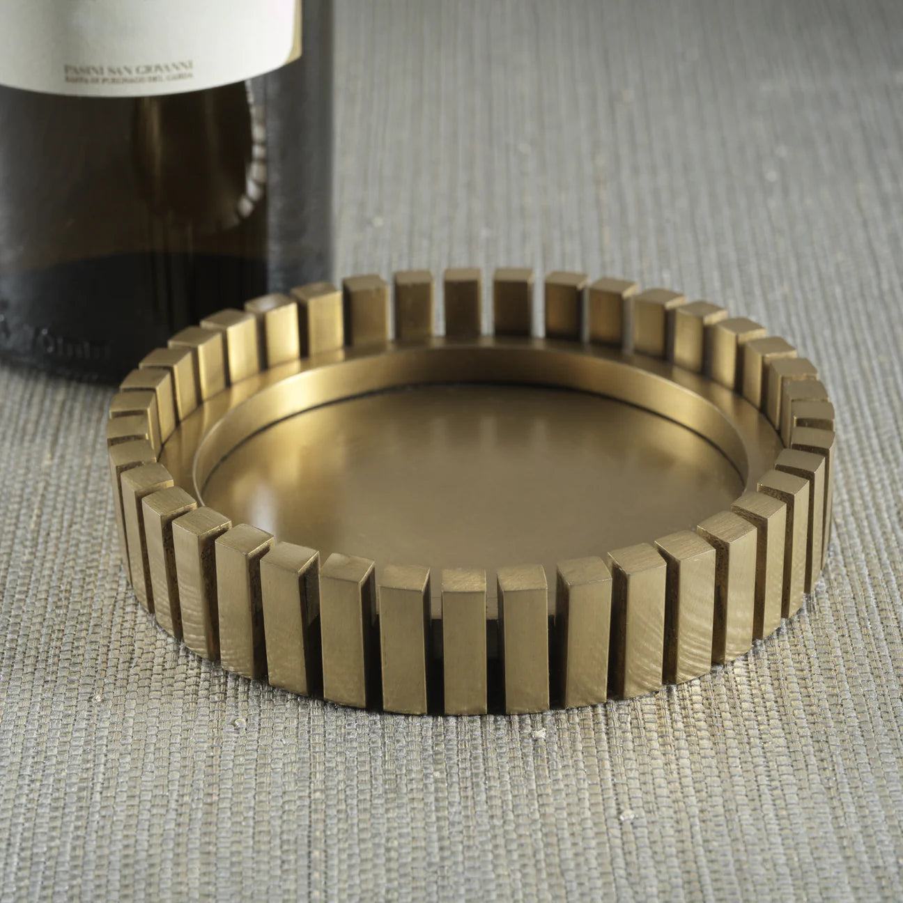 CIRQUE METAL WINE/CHAMPAGNE BOTTLE COASTER
