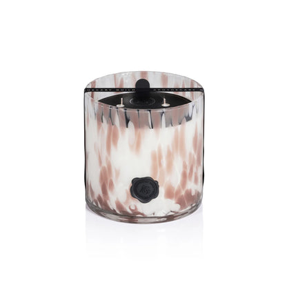 APOTHECARY GUILD OPAL GLASS THREE-WICK CANDLE