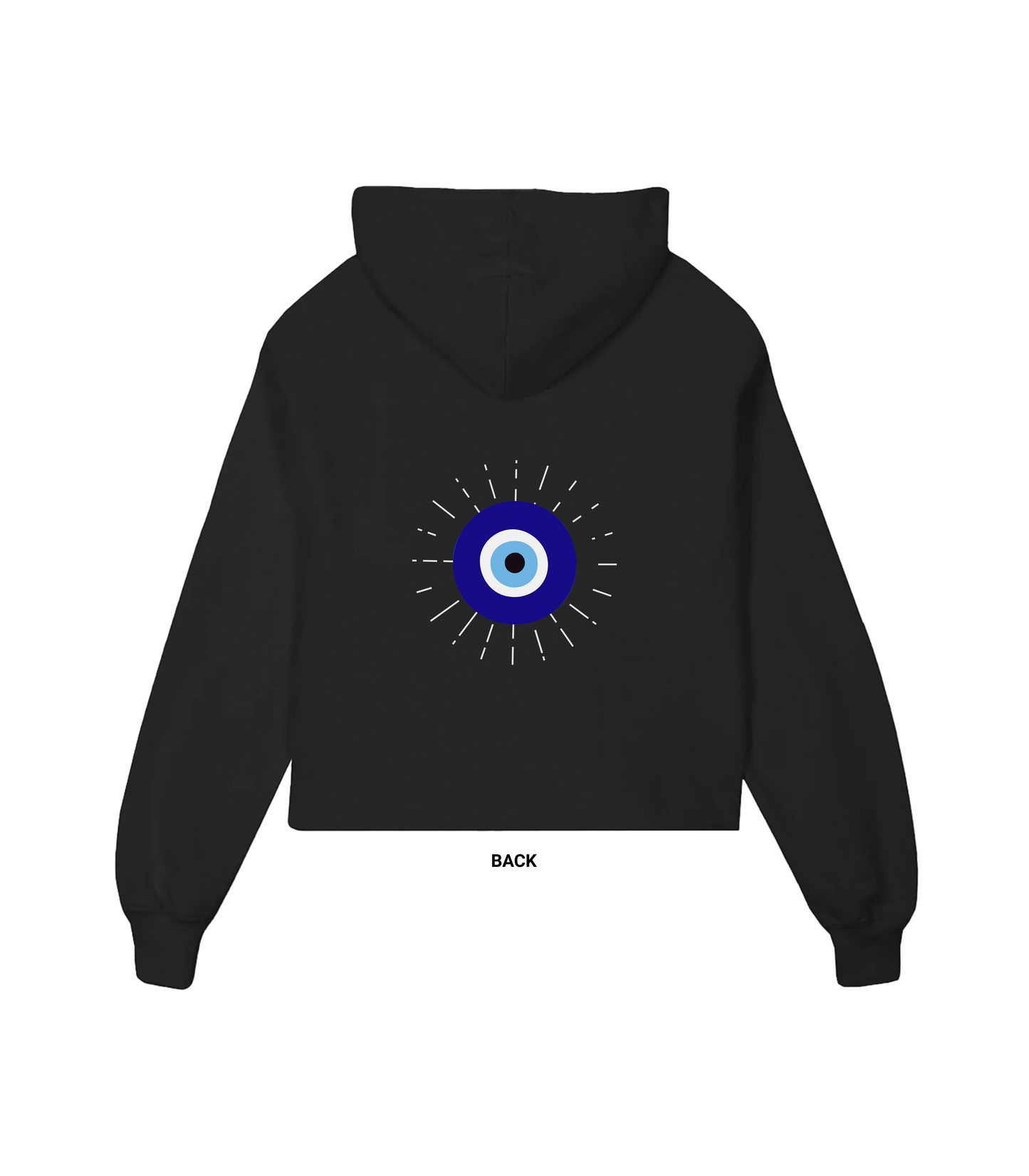 BE THE LIGHT CROPPED HOODIE