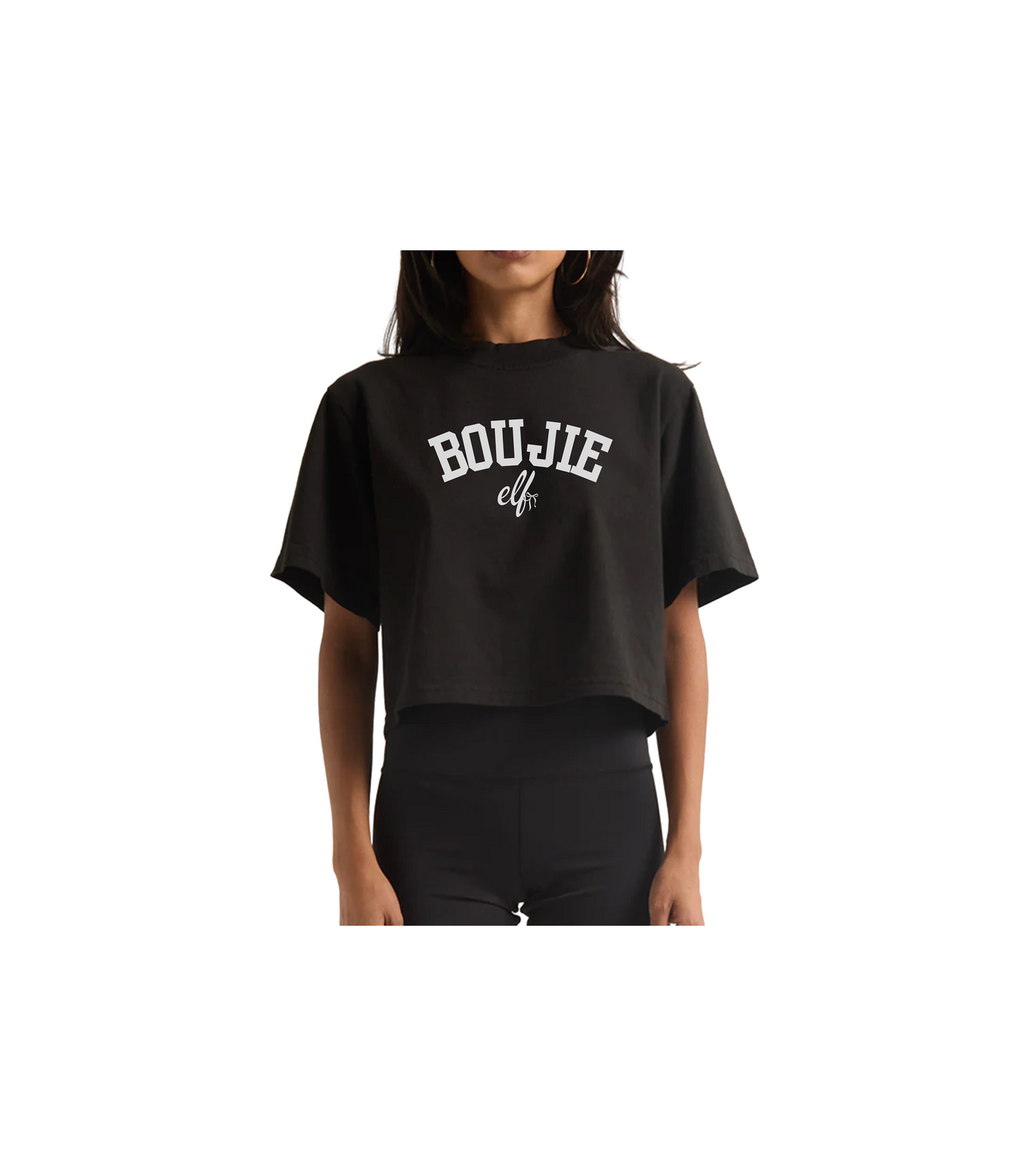 BOUJIE ELF CROPPED TEE