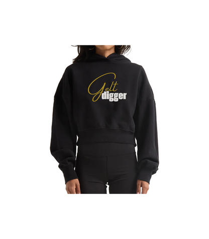 GELT DIGGER CROPPED HOODIE