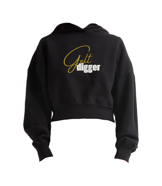 GELT DIGGER CROPPED HOODIE