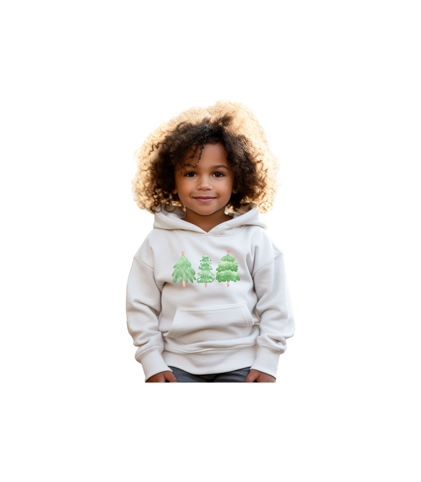 GREEN TREES KIDS HOODIE