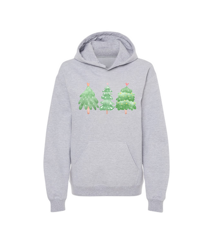 GREEN TREES KIDS HOODIE