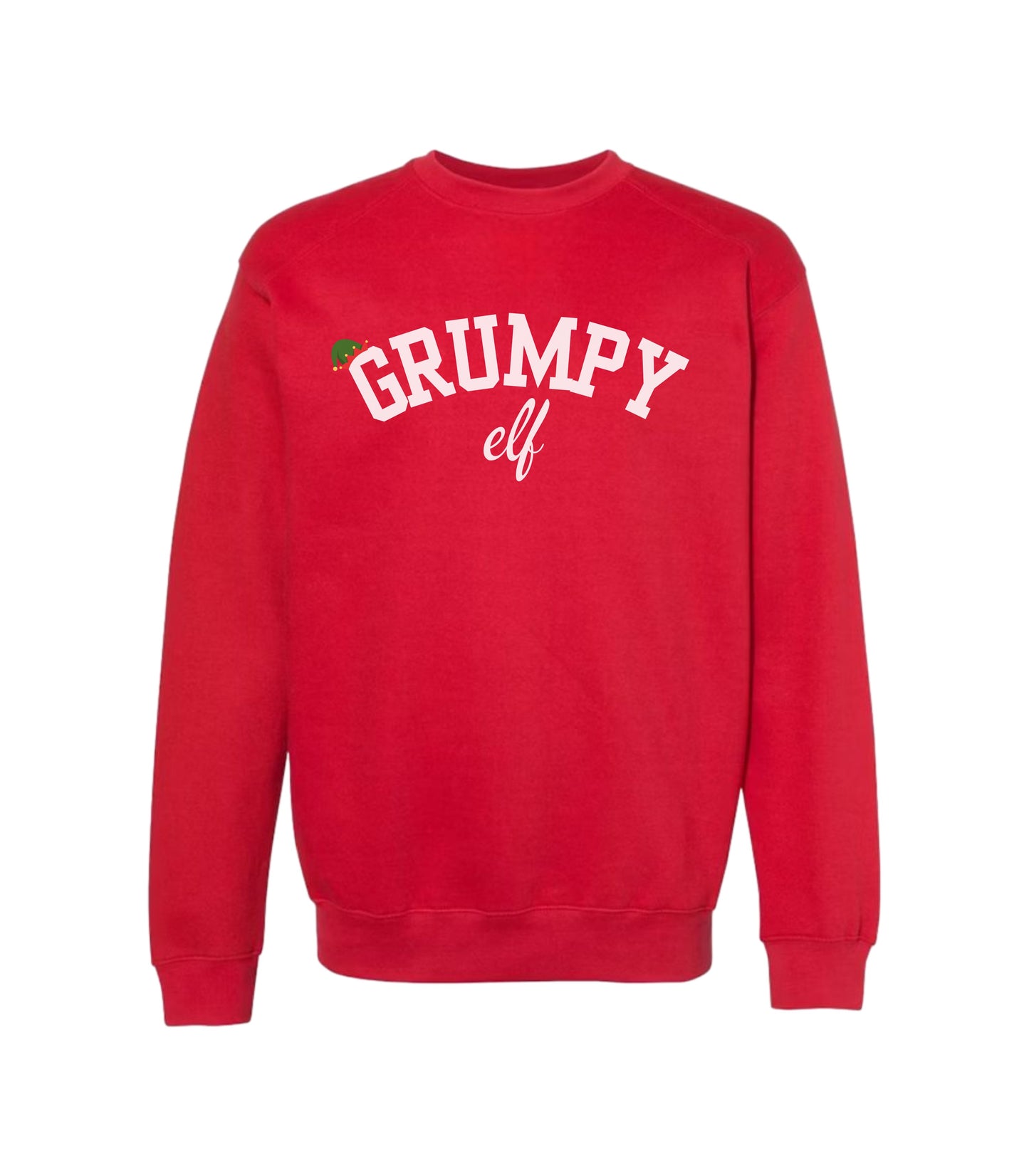 GRUMPY ELF CREWNECK