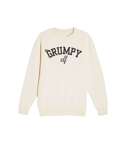 GRUMPY ELF CREWNECK