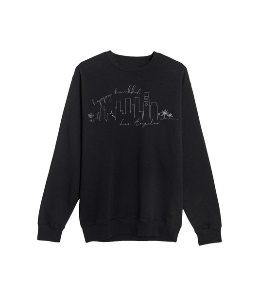 HANUKKAH SKYLINE CREWNECK