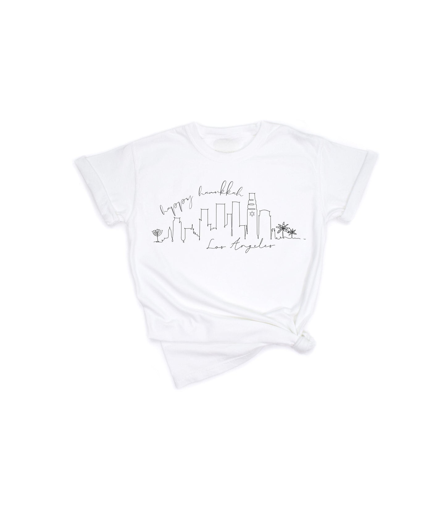 HANUKKAH SKYLINE TEE