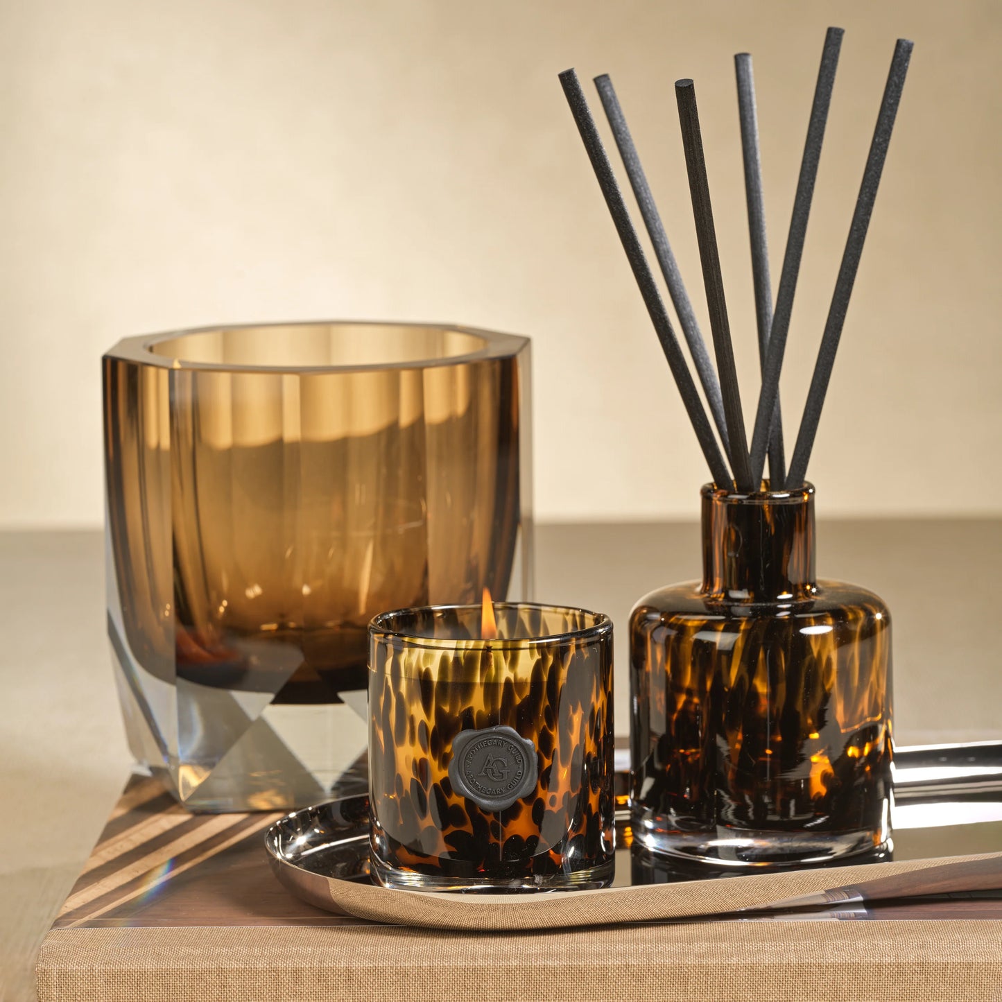 APOTHECARY GUILD OPAL GLASS REED DIFFUSER