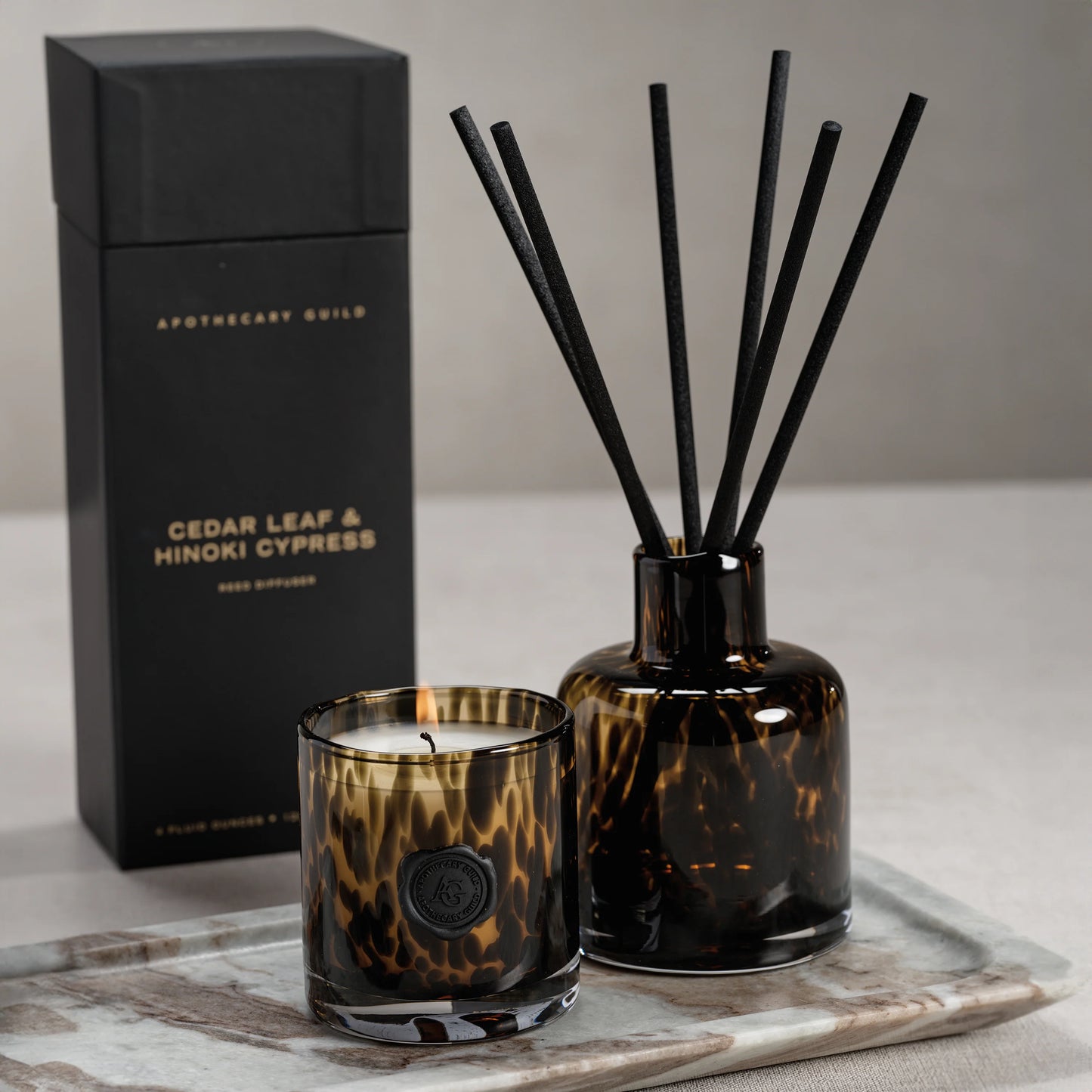 APOTHECARY GUILD OPAL GLASS REED DIFFUSER