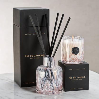 APOTHECARY GUILD OPAL GLASS REED DIFFUSER