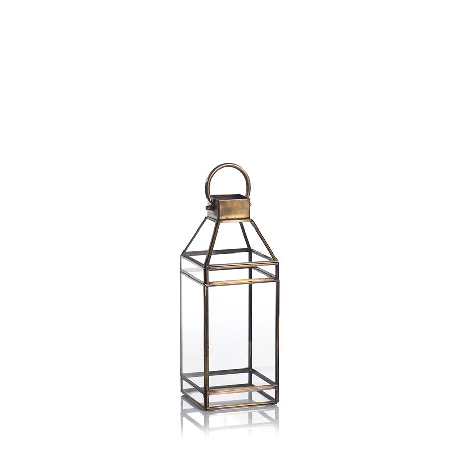 MEDICI ANTIQUE BRASS LANTERN