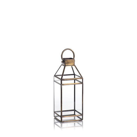 MEDICI ANTIQUE BRASS LANTERN