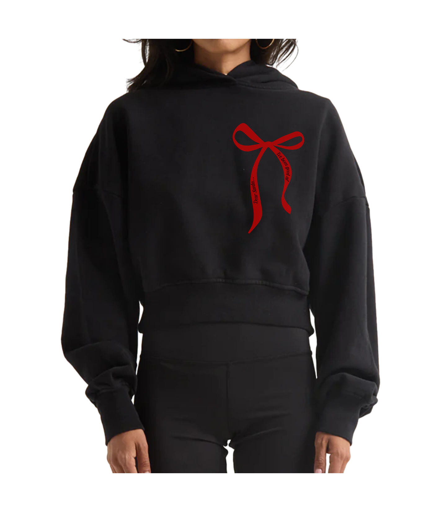 I'VE BEEN GOOD CROPPED HOODIE