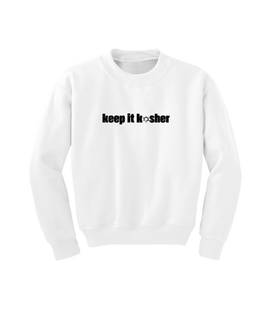 KEEP IT KOSHER KIDS CREWNECK