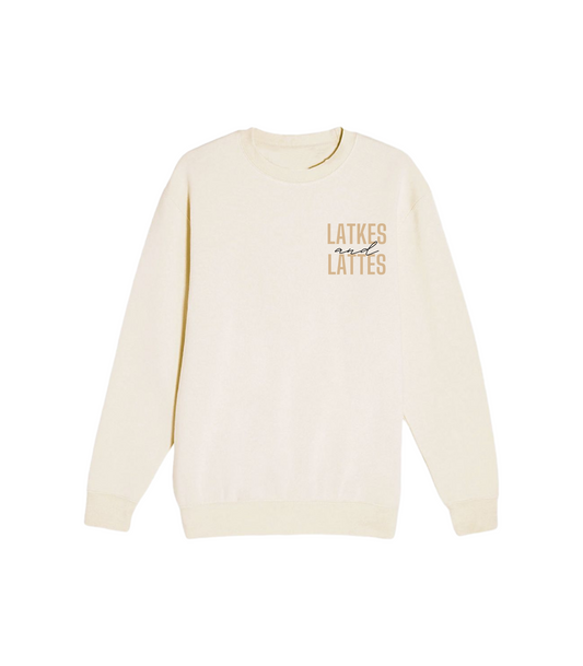 LATKES & LATTES CREWNECK