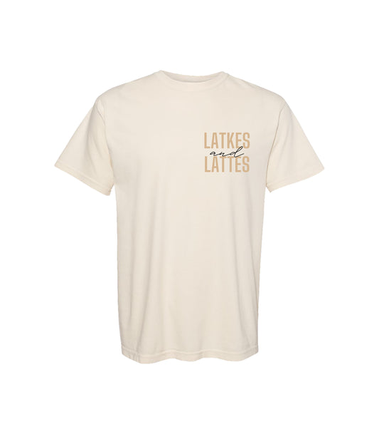 LATKES & LATTES TEE