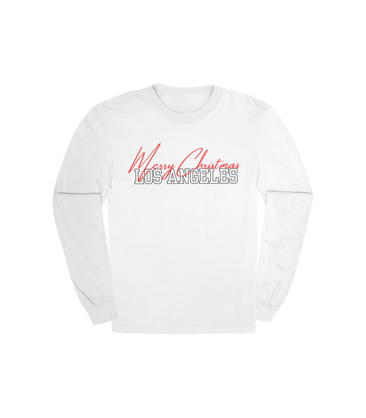 MERRY CHRISTMAS LOS ANGELES LONG SLEEVE TEE