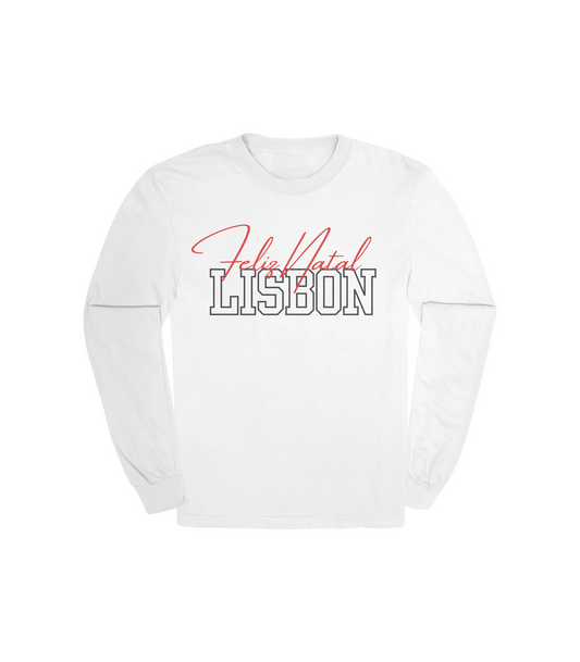 MERRY CHRISTMAS LISBON LONG SLEEVE TEE