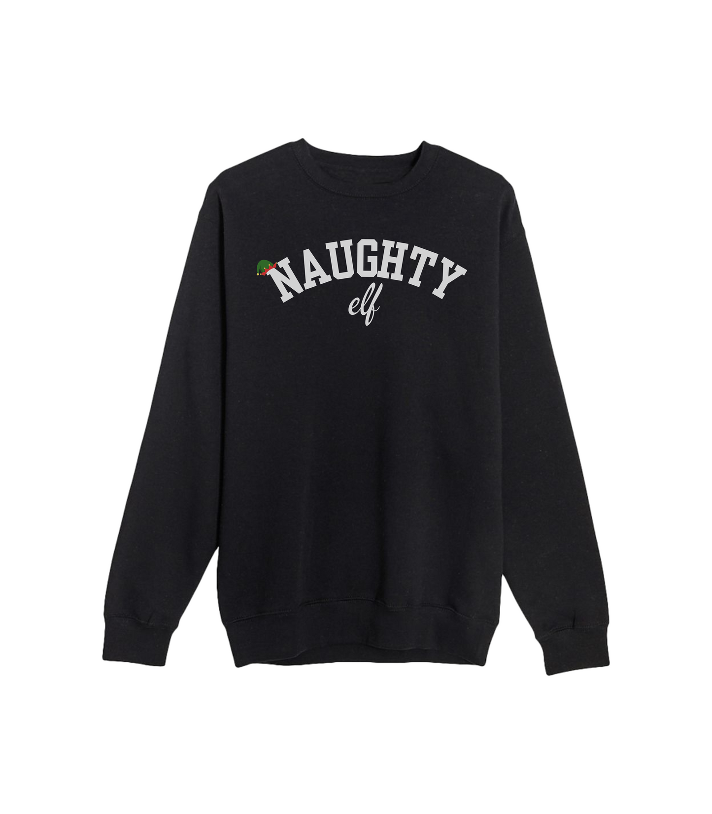 NAUGHTY ELF CREWNECK