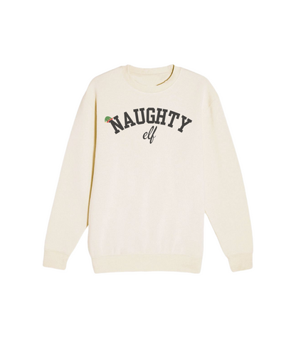 NAUGHTY ELF CREWNECK