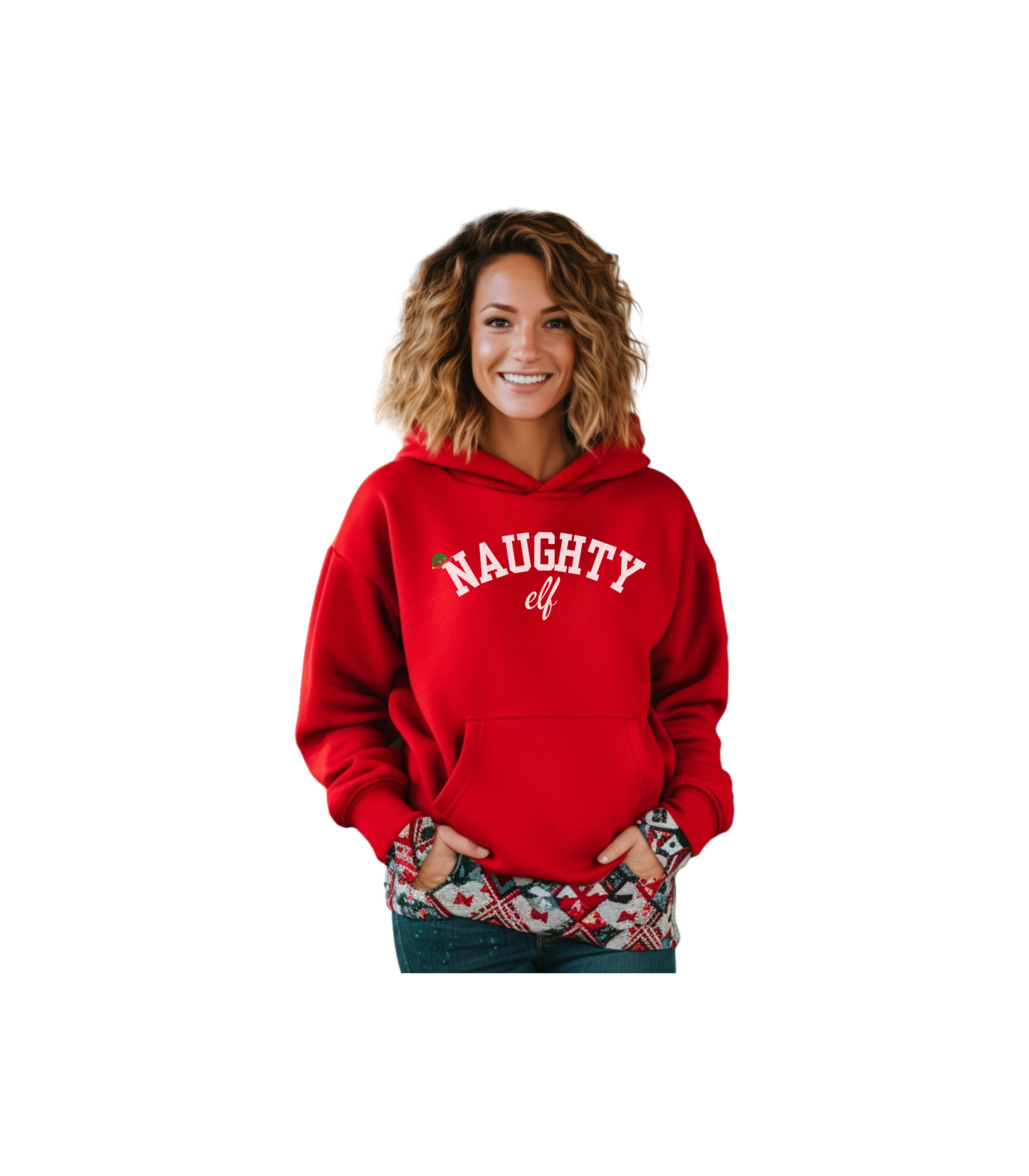 NAUGHTY ELF HOODIE