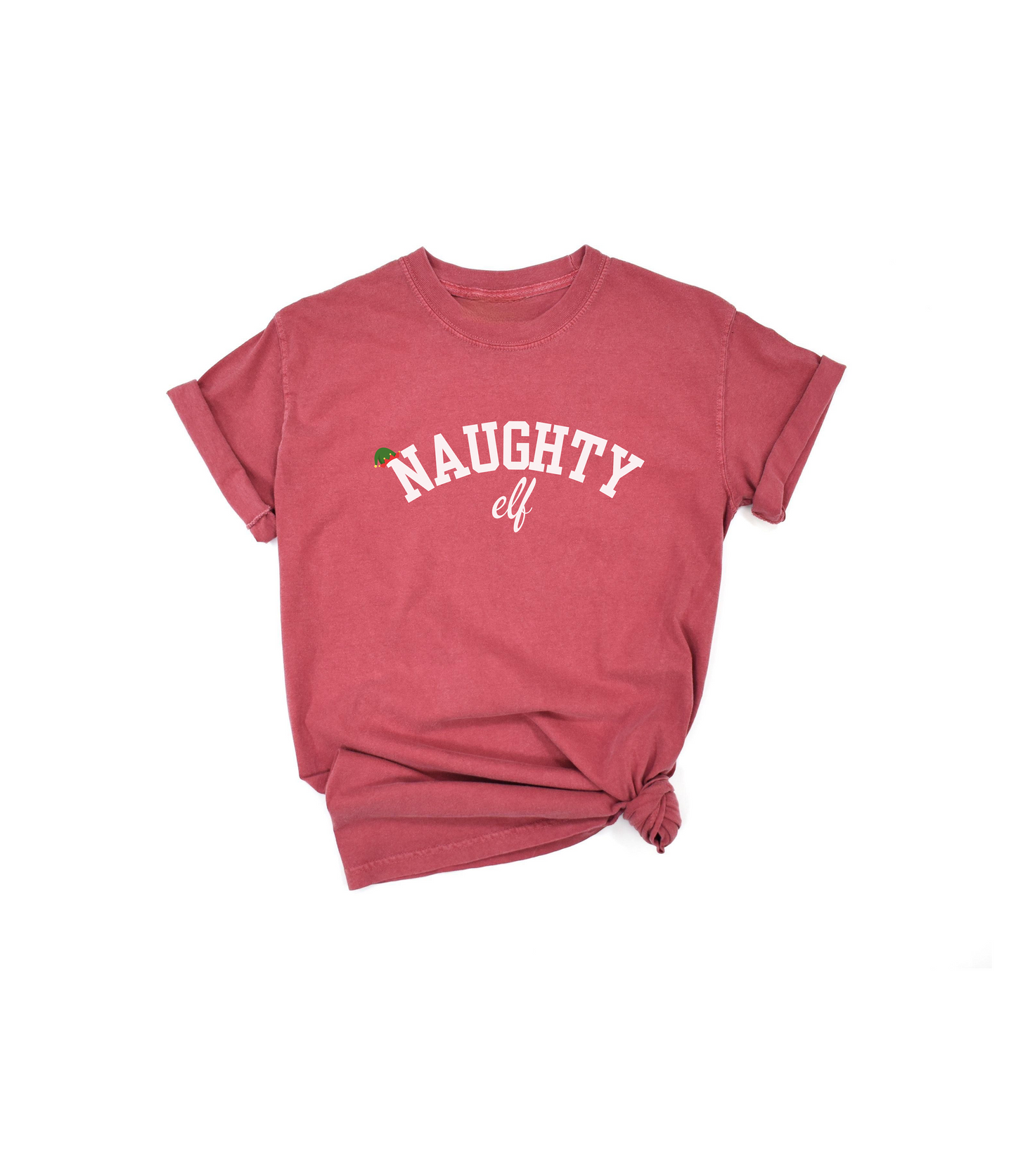 NAUGHTY ELF TEE