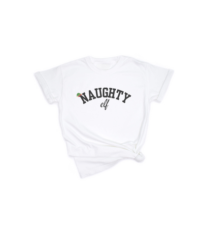 NAUGHTY ELF TEE