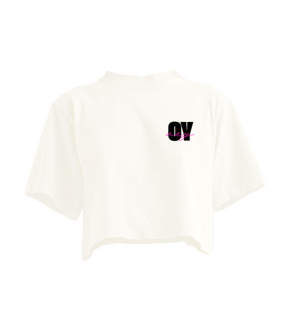 OY VEY BLOCK CROPPED TEE