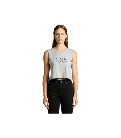 PUT ME IN COACH CROP TANK