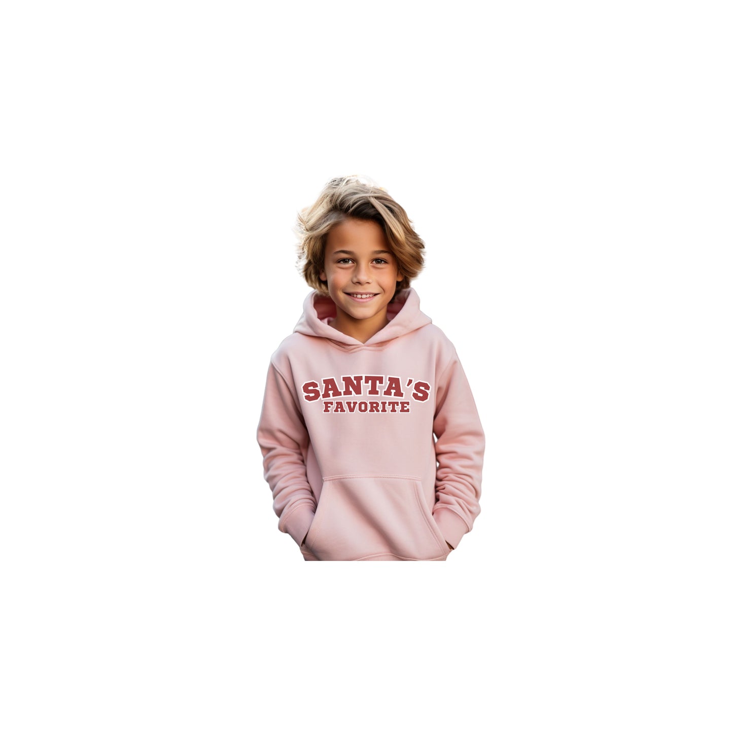 SANTA'S FAVORITE KIDS HOODIE