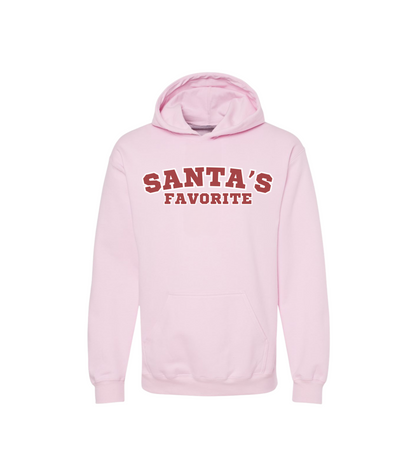 SANTA'S FAVORITE KIDS HOODIE