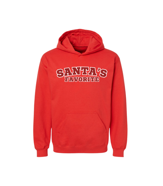 SANTA'S FAVORITE KIDS HOODIE