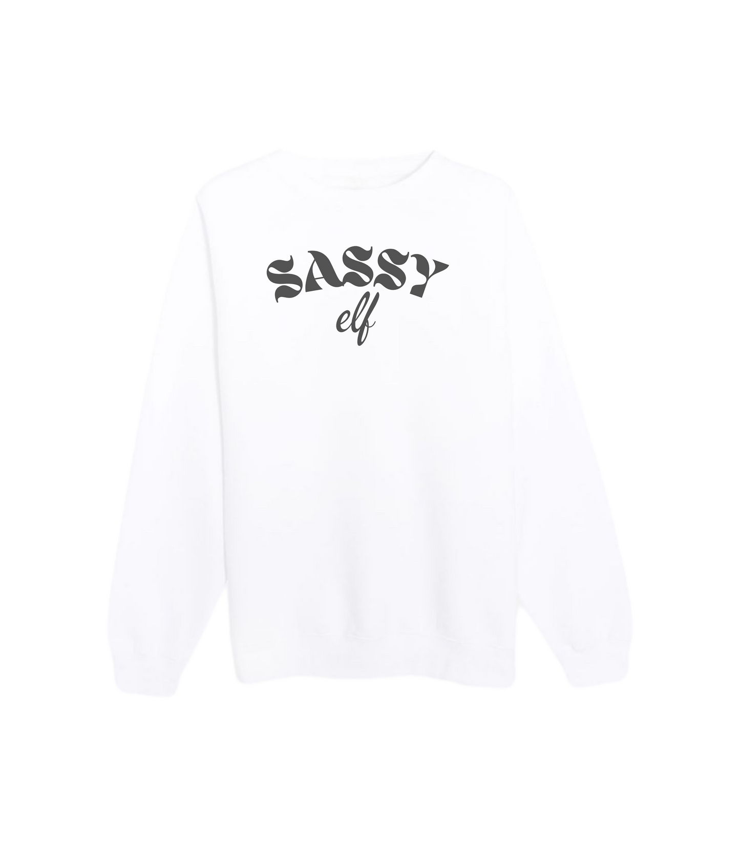 SASSY ELF CREWNECK