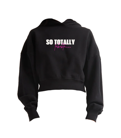 SO TOTALLY FAKAKTA CROPPED HOODIE