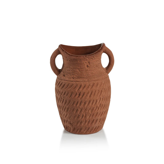 AMALFI TERRACOTTA VASE - CURVY TOP