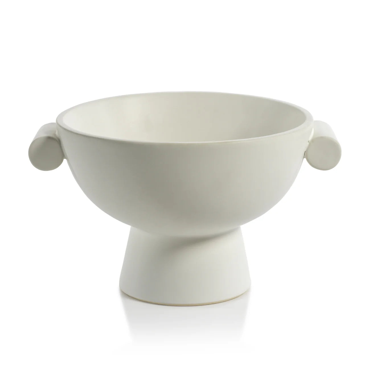 BADEN MATT WHITE CERAMIC BOWL