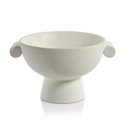 BADEN MATT WHITE CERAMIC BOWL