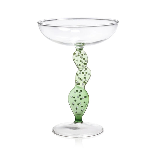 CLIMBING CACTI COCKTAIL GLASSES (SET OF 4)