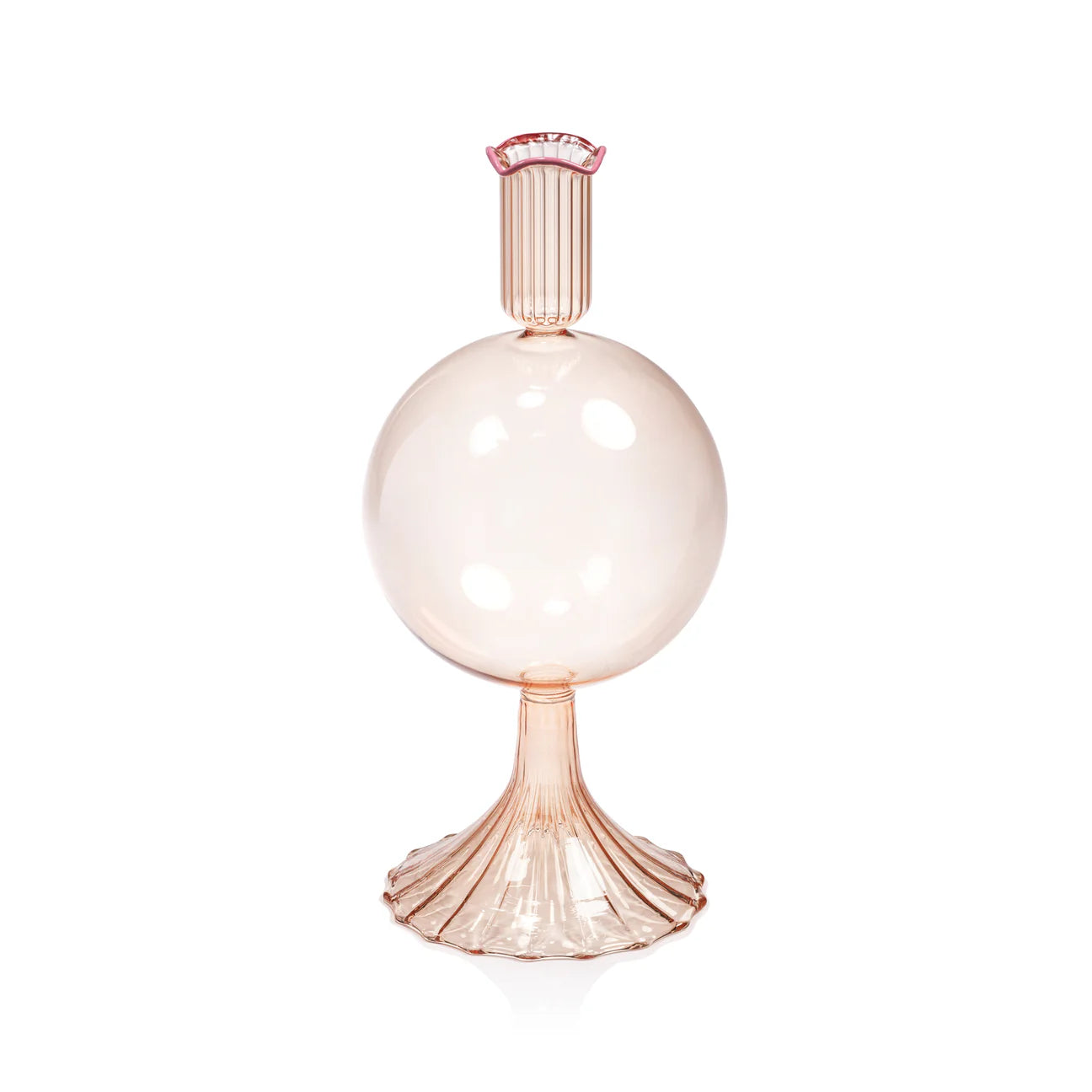 TREVISO GLASS VASE - PEACH
