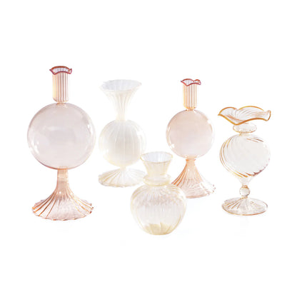 TREVISO GLASS VASE - PEACH