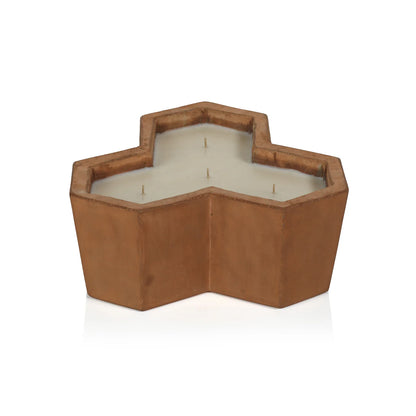 SAN JUAN HONEYCOMB OUTDOOR CONCRETE CANDLE