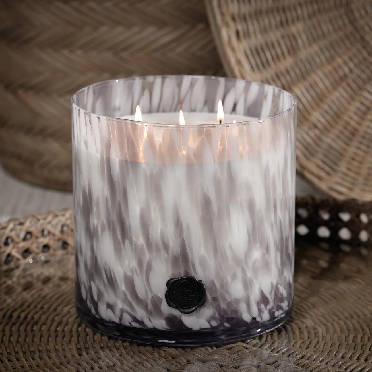 APOTHECARY GUILD OPAL GLASS FIVE-WICK CANDLE