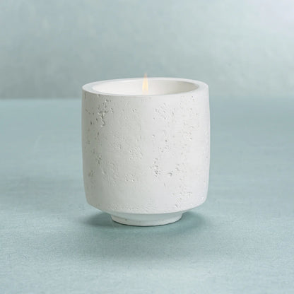 COTE d'AZUR WHITE CONCRETE CANDLE