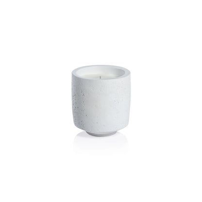 COTE d'AZUR WHITE CONCRETE CANDLE