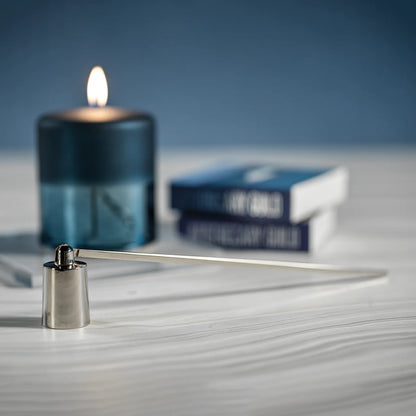 NICKEL BRASS CANDLE SNUFFER